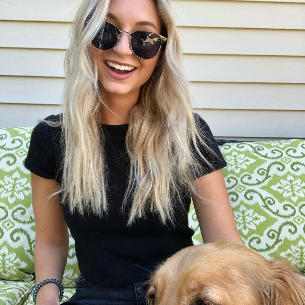 Forever 21 Black Tee